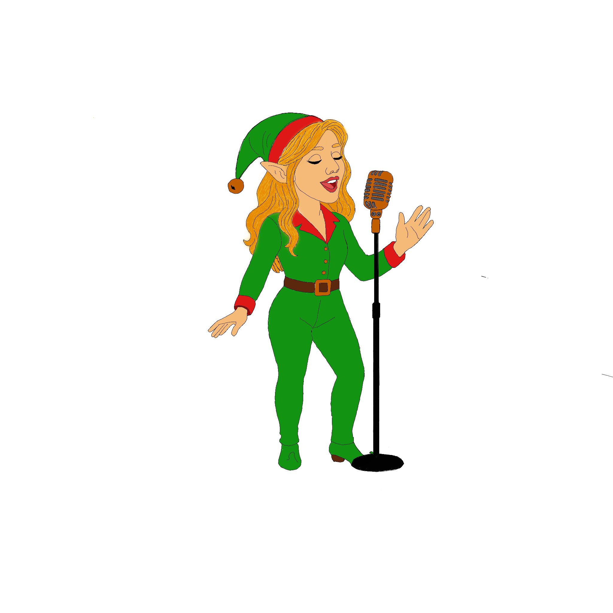 Elf artwork 5 colour version