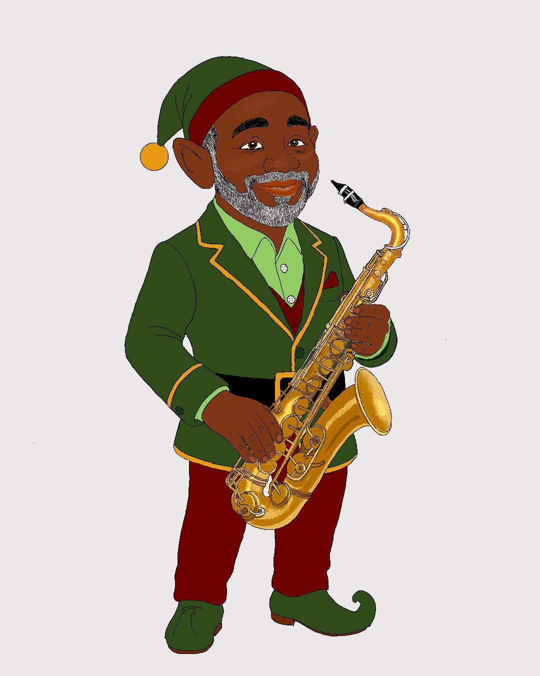 Elf artwork 6 colour version
