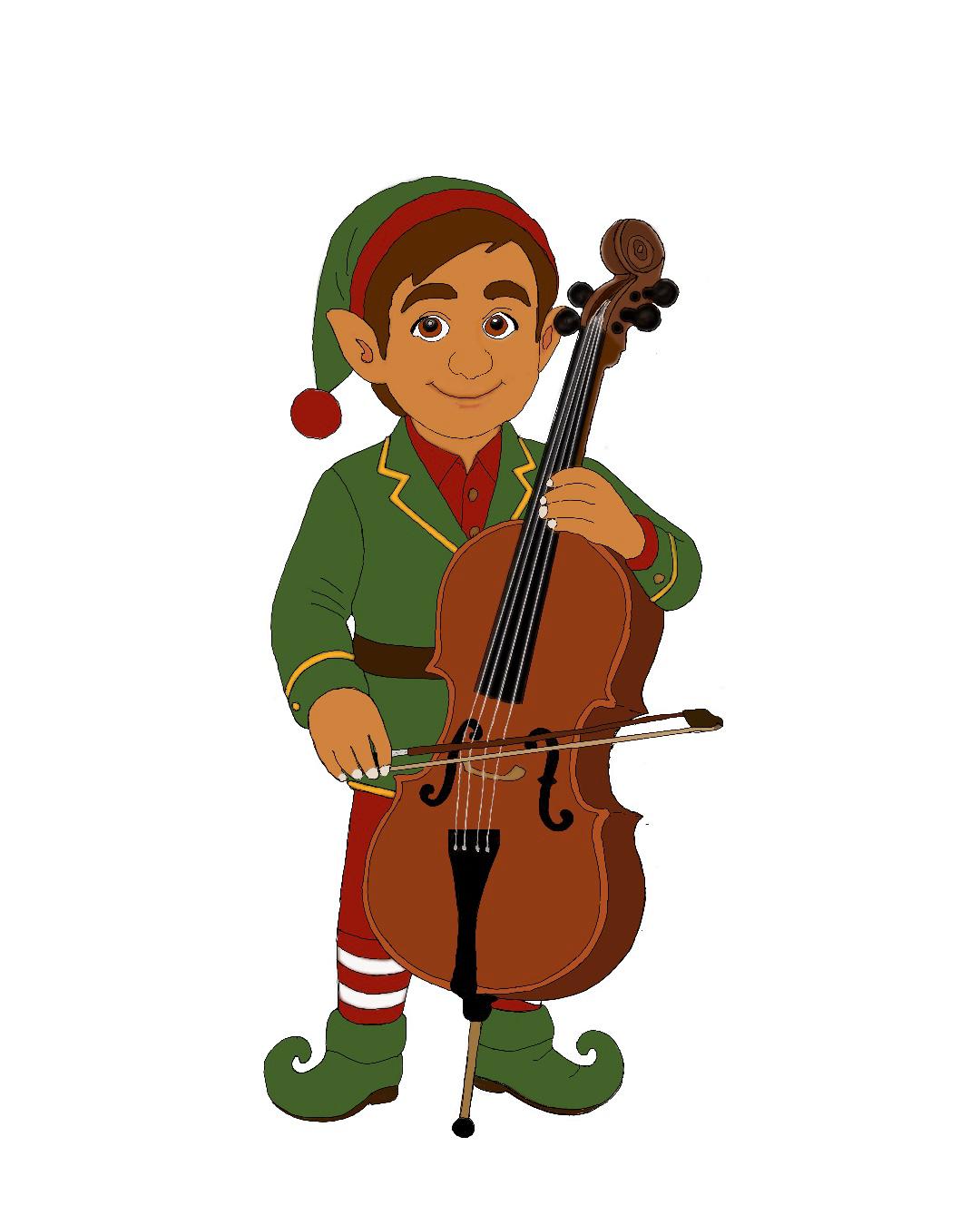 Elf artwork 9 colour version